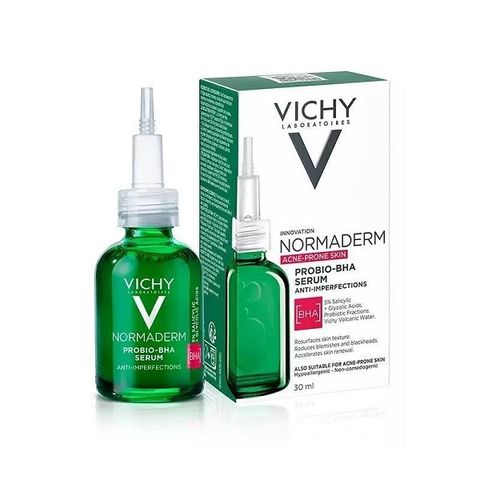 Tinh Chất Làm Dịu Da Giảm Mụn Vichy Normaderm Probio-BHA Anti Imperfections Serum 30ml