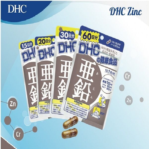 Viên Uống DHC Zinc Bổ Sung Kẽm