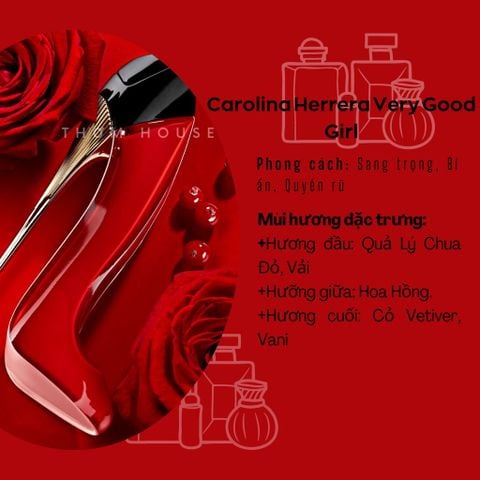 Nước Hoa Nữ Chiết Carolina Herrera Very Good Girl Eau De Parfum 10ml
