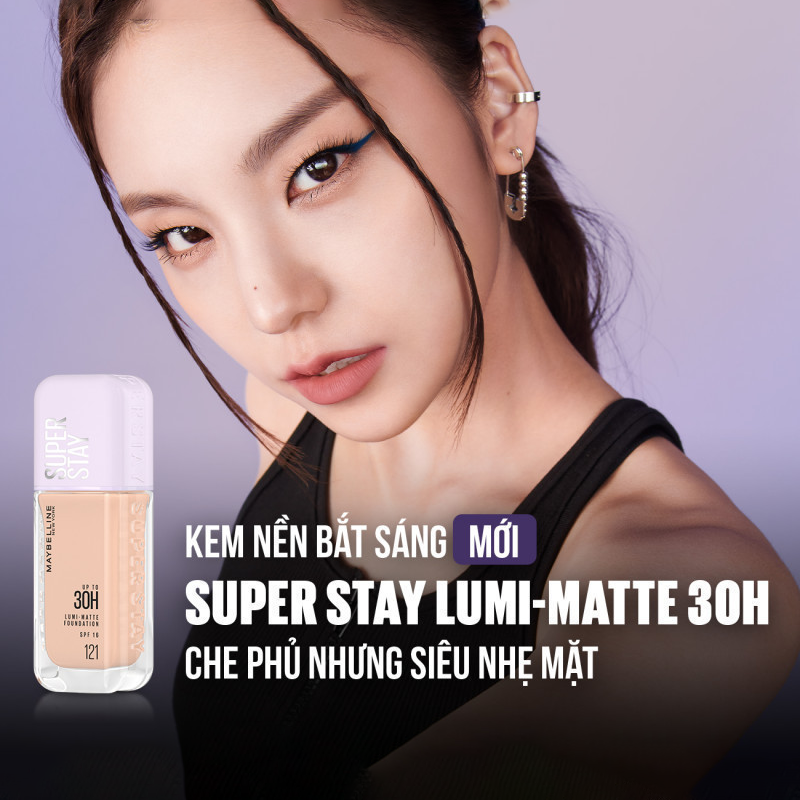 Kem Nền Bắt Sáng Maybelline Super Stay Up To 30H Lumi-Matte Foundation 35ml