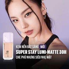 Kem Nền Bắt Sáng Maybelline Super Stay Up To 30H Lumi-Matte Foundation 35ml