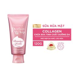 Sữa Rửa Mặt Tạo Bọt Bổ Sung Collagen Senka Perfect Whip Collagen In 120g