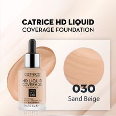 Kem Nền Catrice 24h HD Liquid Coverage Foundation 30ml