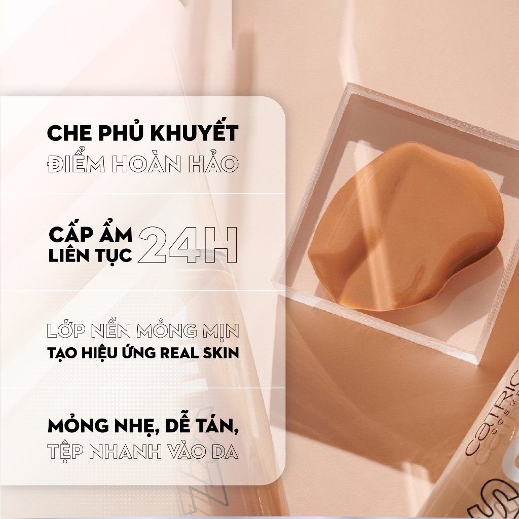 Kem Nền Catrice True Skin Hydrating Foundation 30ml