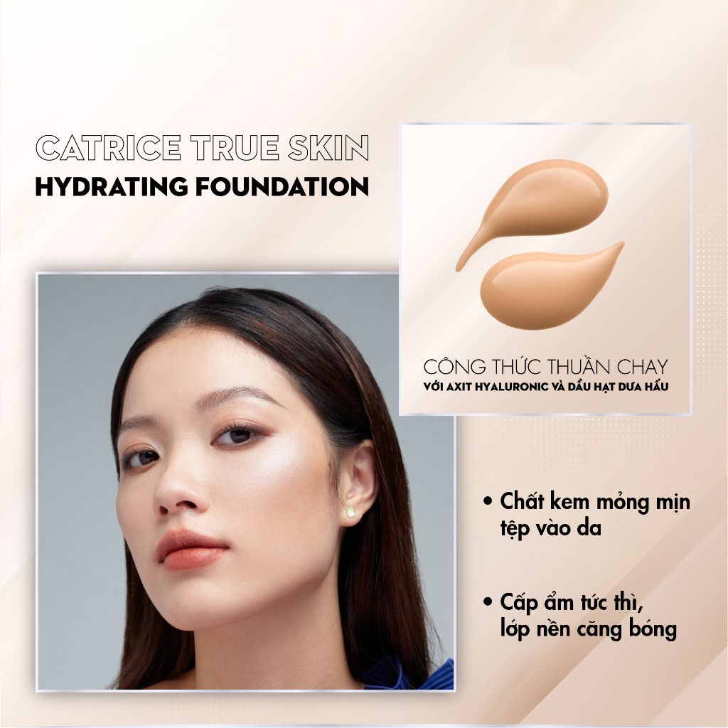 Kem Nền Catrice True Skin Hydrating Foundation 30ml