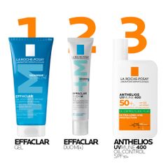 Sữa Chống Nắng Cho Da Dầu Mụn La Roche-Posay Anthelios UVMUNE400 Oil Control Fluid 50ml + Nước Tẩy Trang Dành Cho Da Nhạy Cảm La Roche-Posay 50ml