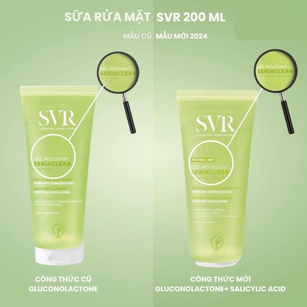 Gel Rửa Mặt Cho Da Dầu SVR Sebiaclear Gel Moussant