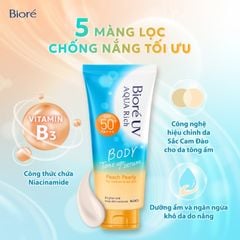 Serum Chống Nắng Dưỡng Thể Biore UV Aqua Rich Tone Up Serum SPF 50+ PA+++ 130ml