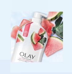 Sữa Tắm Hương Dưa Hấu Olay Fresh Outlast Body Wash Notes of Watermelon & Agave Body Wash 975ml