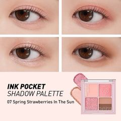 Phấn Mắt 4 Ô Peripera Ink Pocket Shadow Palette
