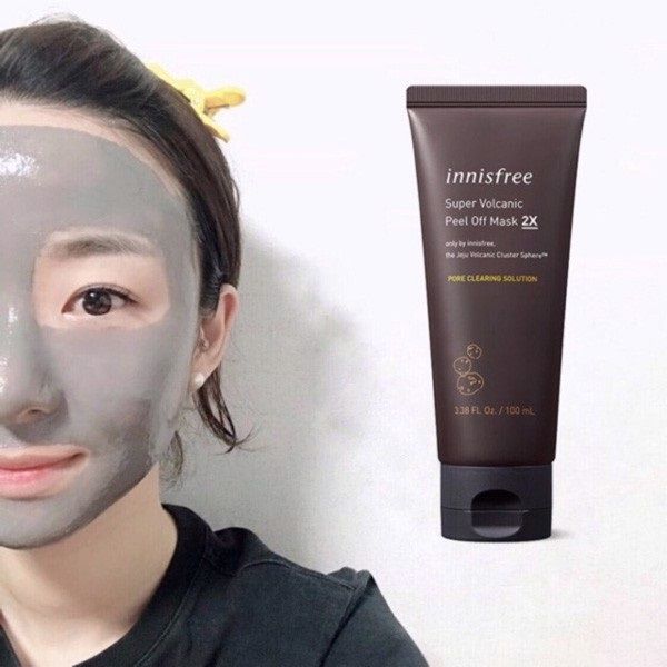 Mặt Nạ Lột Tro Núi Lửa Innisfree Super Volcanic Peel Off Mask 2X 100ml