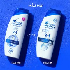 Dầu Gội & Xả Hỗ Trợ Giảm Gàu Head & Shoulders Classic Clean 2in1 Pyrithione Zinc Dandruff Shampoo + Conditioner 613ml