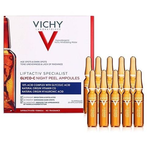 Dưỡng Chất Giảm Thâm Nám Làm Sáng Da Ban Đêm Vichy Laboratoires Liftactiv Specialist Glyco-C Night Peel Ampoules