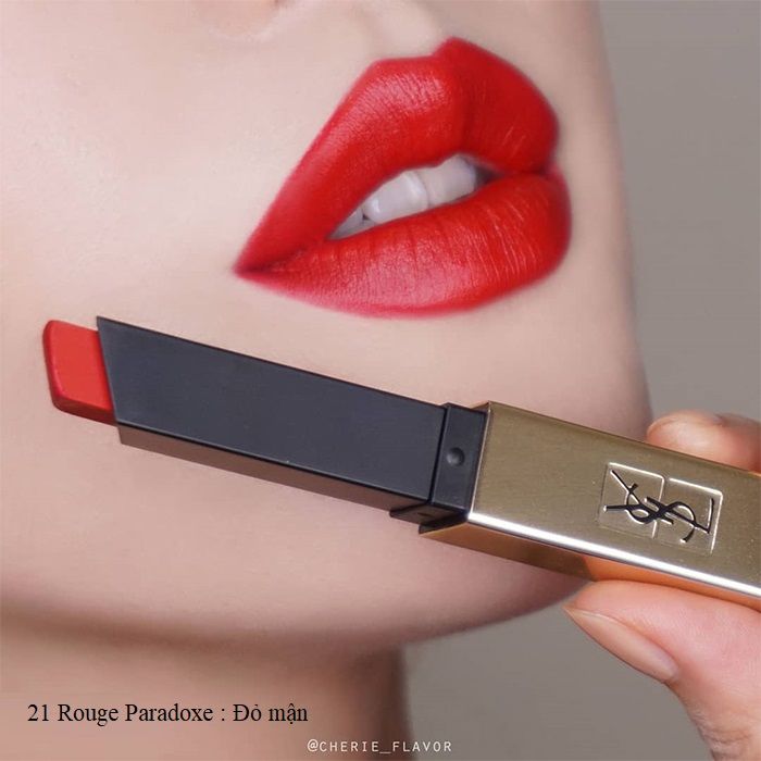 Son Thỏi YSL Ladies Rouge Pur Couture The Slim Leather Matte Lipstick