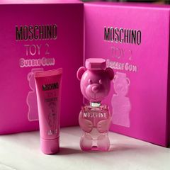 Set Nước Hoa Nữ Moschino Toy 2 Bubble Gum Perfumed Body Lotion EDT 30ml