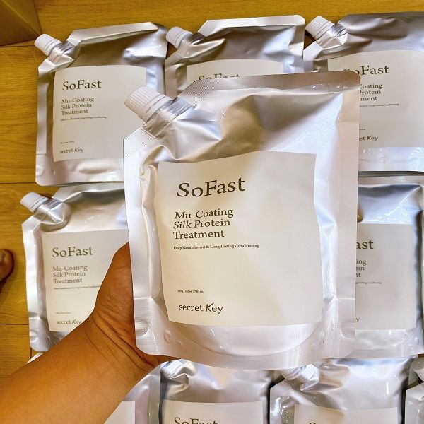 Kem Ủ Phục Hồi Tóc Secret Key So Fast Mu-Coating Silk Protein Treatment 480g