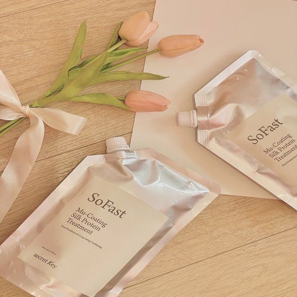 Kem Ủ Phục Hồi Tóc Secret Key So Fast Mu-Coating Silk Protein Treatment 480g