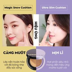 Phấn Nước April Skin Magic Snow Cushion Galaxy Edition SPF50+/PA+++ 15g