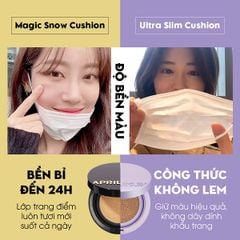 Phấn Nước April Skin Magic Snow Cushion Galaxy Edition SPF50+/PA+++ 15g