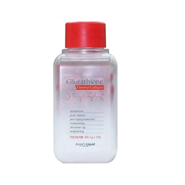 Viên Uống Dưỡng Trắng Angel's Liquid Glutathione Oneday Collagen 72 Viên