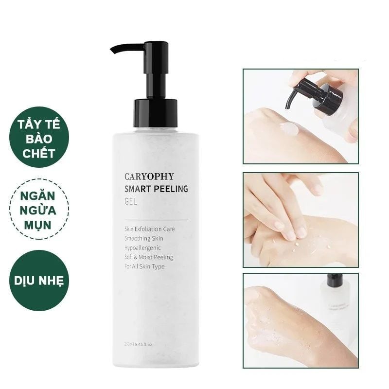 Gel Tẩy Tế Bào Chết Ngăn Ngừa Mụn Caryophy Smart Peeling Gel 250ml