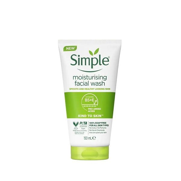 Sữa Rửa Mặt Cấp Ẩm Cho Da Khô Nhạy Cảm Simple Moisturising Facial Wash 150ml