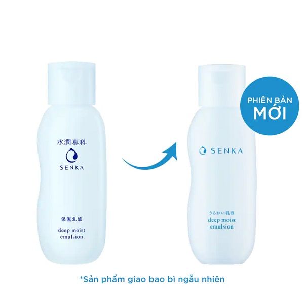 Sữa Dưỡng Cấp Ẩm Chuyên Sâu Cho Da Senka Deep Moist Emulsion 150ml