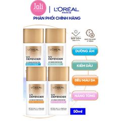 Kem Chống Nắng Loreal Nâng Tông Giảm Thâm UV Defender Bright & Clear SPF 50+ PA ++++ 50ml