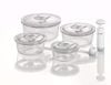Bộ 4 hộp đựng thực phẩm thuỷ tinh kèm bơm hút chân không Caso Vacuboxx cài đặt được thời gian