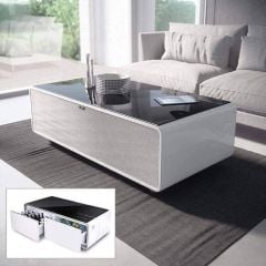 Bàn tích hợp bộ nhạc và tủ lạnh Caso Sound &Cool Kuhlschrank