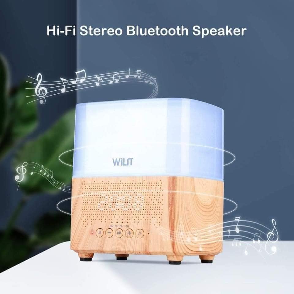 Máy khuếch tán tinh dầu Wilit 4 in 1 có loa bluetooth