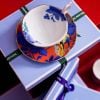 Bộ 1 chén và 1 đĩa kê Wonderlust sứ xương viền vàng 22 karat Wedgwood