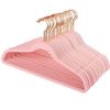 Móc quần áo phủ nhung màu đồng hãng Velvet
