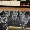 Đế chân nến pha lê hình sen NACHTMANN AMARIS