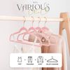 Móc quần áo phủ nhung màu đồng hãng Velvet