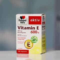Viên uống Vitamin E 600N Doppel Herz - hộp 40 viên