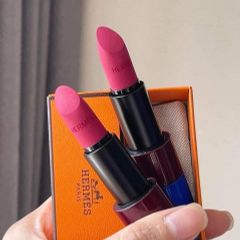 Son Rouge Hermes Matte Lipstick Limited Edition 74 Rose Magenta màu hồng mận