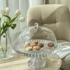 Chân bồng tròn Rogaska Crown Jewel 33cm