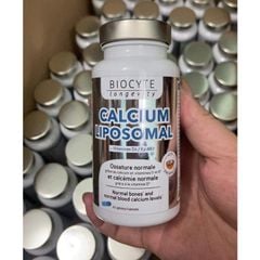 Viên uống bổ sung canxi Liposomal Calcium Biocyte của Pháp - 60 viên