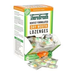 Kẹo trị khô và hôi miệng Thera Breath Dry  Mouth Lozenges 100 viên