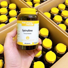 Tảo xoắn Spirulina Nat & Form hộp 200 viên