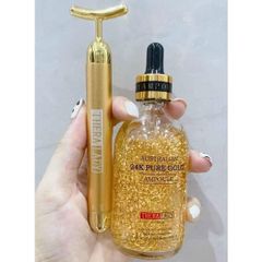 Serum vàng 24k 100ml - tặng kèm thanh lăn Massage mặt