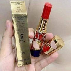 Son YSL Rouge Volupte Shine Màu 110 Red Is My Savior