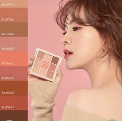 Bảng phấn má 9 ô Peach C Soft mood Eyeshadow Palette