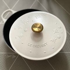 Nồi gang STAUB trắng 22cm