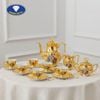 Bộ ấm chén Bohemia Crystal gold