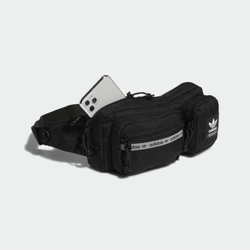 adidas | 4ATHLTS ID Waist Bag - Black | The Sports Edit