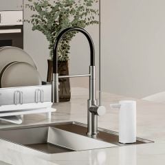 Chiết xà phòng cảm ứng Simplehuman màu trắng