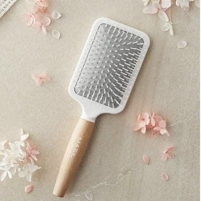 Lược gỡ rối chăm sóc tóc và da đầu bằng gỗ Masil