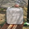 Quạt tích điện không dây kèm đèn LED Mooas 28cm